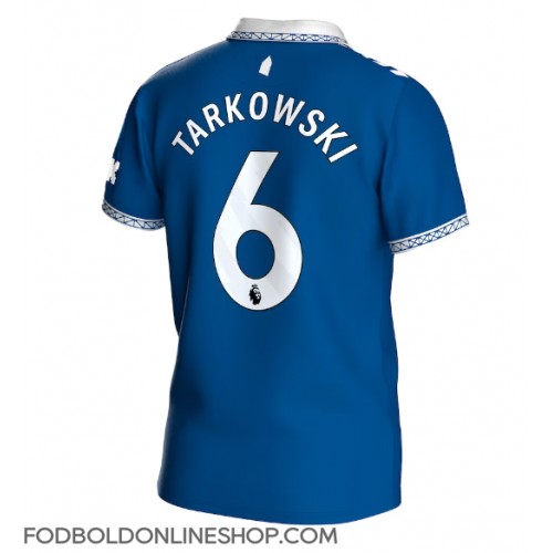 Everton James Tarkowski #6 Hjemmebanetrøje 2023-24 Kortærmet